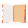 Notebook Spirale A5 Orange avec Séparateurs de Sujets 25311-31 - Carnet Organiseur | Maroc