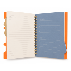 Notebook Spirale A5 Orange avec Séparateurs de Sujets 25311-31 - Carnet Organiseur | Maroc