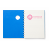 Notebook Spirale Bleu A5 “Lucky Book” Simple Study Planner 7125 - Carnet Organiseur | Maroc