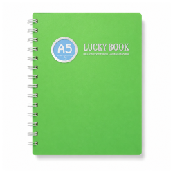 Notebook Spirale Vert A5...