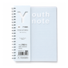 Notebook Spirale Métallique A5 Bleu Couverture PP Translucide - Youth Note 17625-1 | Maroc