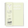 Notebook Spirale Métallique A5 Vert PP Translucide Youth Note 17625-1 - Carnet Moderne | Maroc