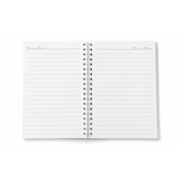 Notebook Spirale Métallique A5 Vert PP Translucide Youth Note 17625-1 - Carnet Moderne | Maroc