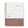 Agenda Marron Planificateur Journalier à Spirales Dorées “YOU ARE BEST OUR DAY” 143×205mm 12725-18 | Maroc