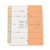 Agenda Orange Planificateur Journalier à Spirales Dorées “YOU ARE BEST OUR DAY” 143×205mm 12725-18 | Maroc