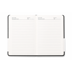 Notebook Noir Relang RL-6523 203×140mm Couverture en Similicuir | Maroc