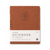 Notebook A5 Marron « Simple & Fashion » avec Logo Cerf Gaufré 141×206mm No. 25-42 | Maroc