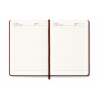 Notebook A5 Marron « Simple & Fashion » avec Logo Cerf Gaufré 141×206mm No. 25-42 | Maroc