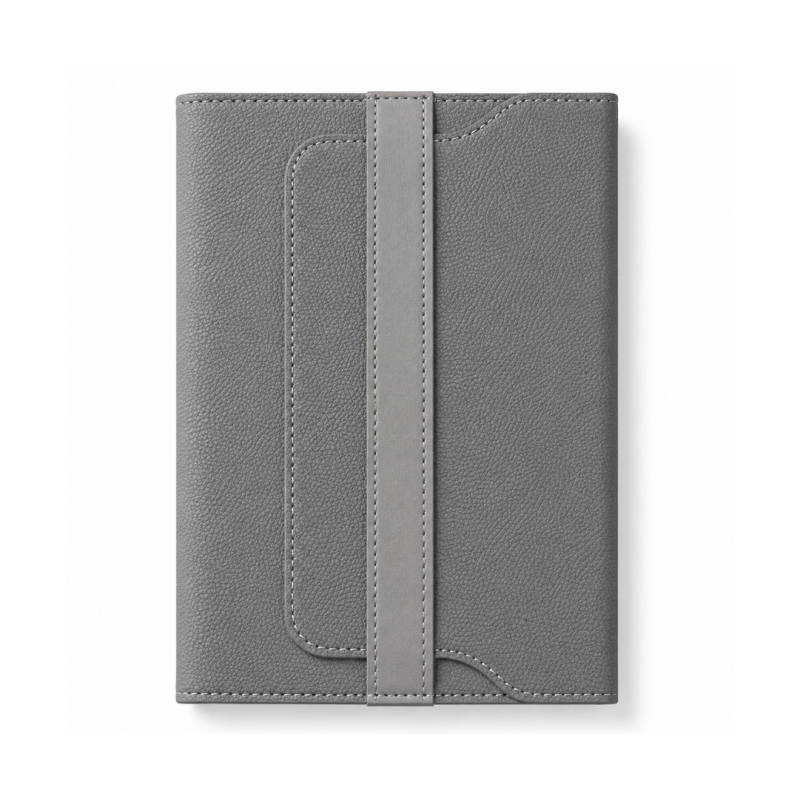 Agenda de Notes DICAI E100-25 145×210mm Couverture Rigide Similicuir Gris Texturé | Maroc