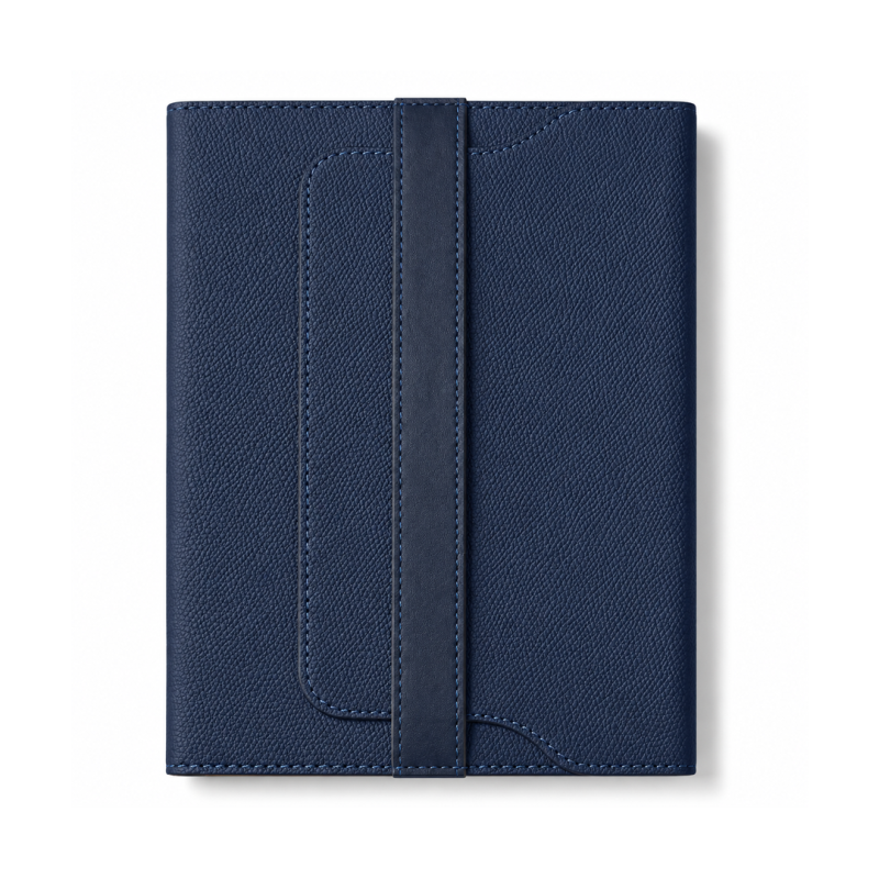 Agenda de Notes DICAI E100-25 145×210mm Couverture Rigide Similicuir Bleu Texturé | Maroc
