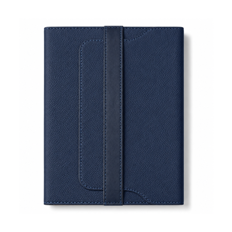 Agenda de Notes DICAI E100-25 145×210mm Couverture Rigide Similicuir Bleu Texturé | Maroc