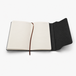 Agenda de Notes DICAI E100-25 145×210mm Couverture Rigide Similicuir Noir Texturé | Maroc