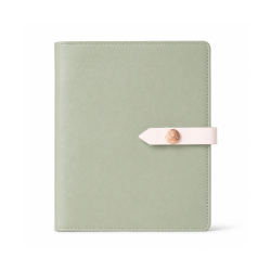 Agenda A5 Vert en Cuir avec...