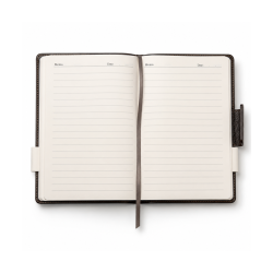 Notebook A5 Similicuir Marron Texture Tissée 100 Feuilles 100g No. 547-25 | Maroc