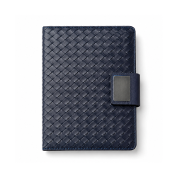 Notebook A5 Similicuir Bleu...