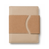 Agenda Beige 513-25 Couverture Rigide Similicuir Lisse avec Sangle Texturée | Maroc