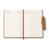 Agenda Beige 513-25 Couverture Rigide Similicuir Lisse avec Sangle Texturée | Maroc