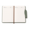 Agenda Vert 513-25 Couverture Rigide Similicuir Lisse avec Sangle Texturée | Maroc