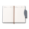 Agenda Gris 513-25 Couverture Rigide Similicuir Lisse avec Sangle Texturée | Maroc