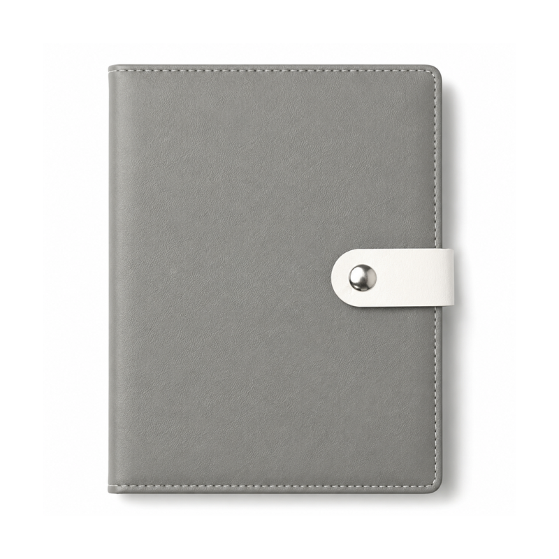 Notebook A5 Business Trojan Story MMR-25040 Gris en Similicuir | Maroc