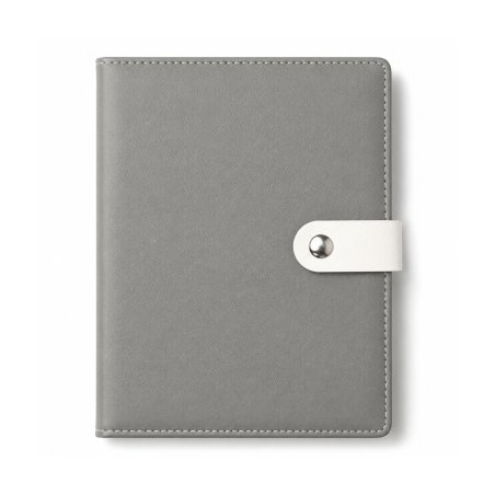 Notebook A5 Business Trojan Story MMR-25040 Gris en Similicuir | Maroc