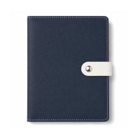 Notebook A5 Business Trojan Story MMR-25040 Bleu Marine en Similicuir | Maroc