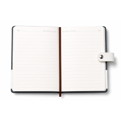 Notebook A5 Business Trojan Story MMR-25040 Bleu Marine en Similicuir | Maroc