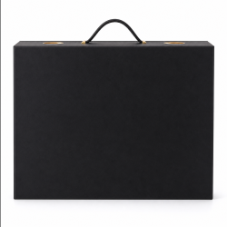 Coffret Cadeau Noir Élégant avec Stylo & Thermos - Set Cadeau Premium | Maroc
