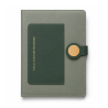 Carnet A5 en Similicuir Vert Kinkele T2601 avec Poche Avant et Fermeture Magnétique - Design Élégant | Maroc