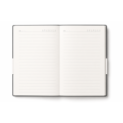 Notebook A5 à Couverture Rigide Grise – 60 Feuilles 80g - Élégant et Professionnel | Maroc