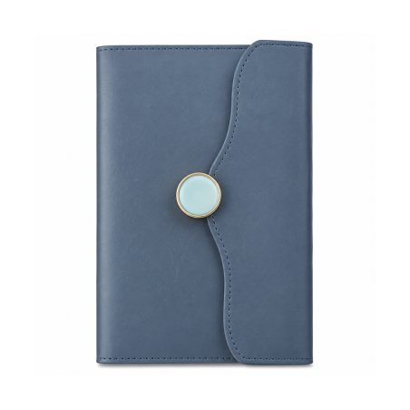 Carnet de Notes A6 Bleu avec Fermeture à Boucle Magnétique - Compact et Élégant | Maroc