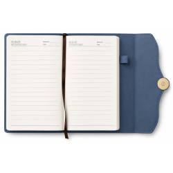 Carnet de Notes A6 Bleu avec Fermeture à Boucle Magnétique - Compact et Élégant | Maroc