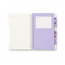 Cahier à Spirales Kuromi A5 Violet avec Couverture Rigide - Kawaii et Tendance | Maroc