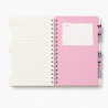 Cahier à Spirales Kuromi A5 Rose avec Couverture Rigide - Kawaii et Adorable | Maroc