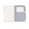 Cahier à Spirales Labubu A5 Bleu avec Couverture Rigide - Original et Tendance | Maroc