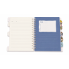 Cahier à Spirales Labubu A5 Bleu avec Couverture Rigide - Original et Tendance | Maroc