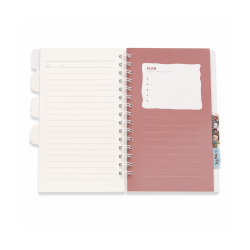 Cahier à Spirales Labubu A5 Bleu avec Couverture Rigide - Original et Tendance | Maroc
