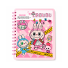 Cahier à Spirale LABUBU Rose A5 avec Couverture Rigide - Kawaii et Tendance | Maroc