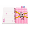 Cahier à Spirale LABUBU Rose A5 avec Couverture Rigide - Kawaii et Tendance | Maroc
