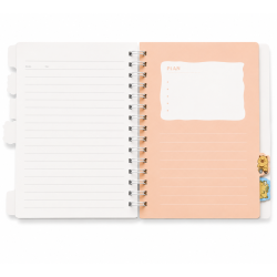 Carnet à Spirales A5 Marron Capybara avec Couverture Illustrée - Mignon et Tendance | Maroc
