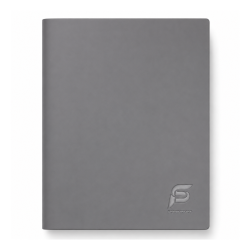 Notebook A5 à Couverture Rigide Grise – 60 Feuilles 80g - Élégant et Professionnel | Maroc