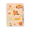 Carnet à Spirales A5 Orange Capybara avec Couverture Illustrée - Mignon et Original | Maroc