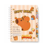 Carnet à Spirales A5 Capybara Lovely avec Design Mignon - Doux et Tendance | Maroc