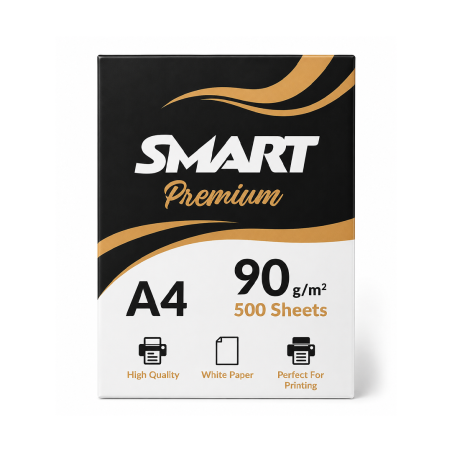 Papier Photocopie A4 90g SMART – 500 Feuilles - Qualité Premium pour Impression et Copie | Maroc
