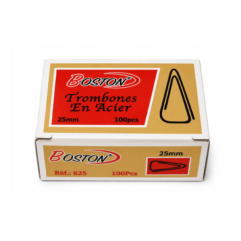 Trombones Triangle 25 mm BOSTON 625 - Design Original et Fixation Fiable | Maroc