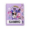 Cahier à Spirales SANRIO A5 Violet avec Couverture Rigide - Kawaii, Élégant et Tendance | Maroc