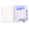 Cahier à Spirales SANRIO A5 Violet avec Couverture Rigide - Kawaii, Élégant et Tendance | Maroc