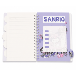 Cahier à Spirales SANRIO A5 Violet avec Couverture Rigide - Kawaii, Élégant et Tendance | Maroc