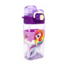 Bouteille d’Eau Violet pour Enfants avec Motif Arc-en-Ciel et Sangle de Transport - Colorée et Pratique | Maroc