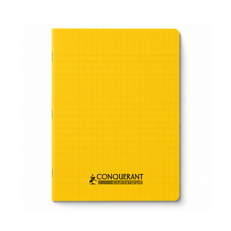 Cahier Conquérant Polypro Jaune – 96 Pages 90g - Résistant, Pratique et Coloré | Maroc